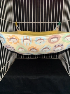 Cute Monkey Print Ferret Reg. Basket. Ferret Bedding Ferret Hammock