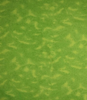 Green tie dye flannel fabric, 1 yard