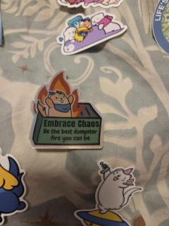 Embrace Chaos Dumpster Fire