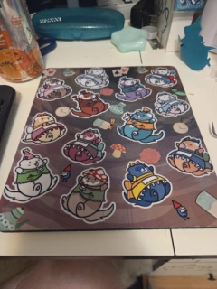 Fuffy Ferrets in VVonderland Mouse Pad