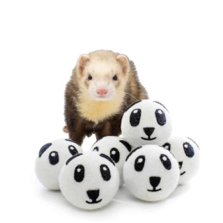 Ferret Stashing Balls (Pandas) - Set of 6