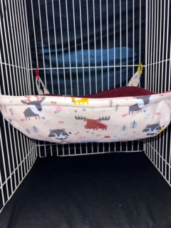 Cute Wildlife Print Reg Ferret Basket