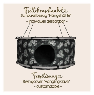Hängehöhle Frettchenschaukel Bezug | Wunschanfertigung | Schaukel für Frettchen | Frettchen Höhle
