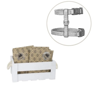 H - Frettchengeschirr Mysterybag | Einfarbig | Geschirr für Frettchen | Überraschungsbox für Frettchen