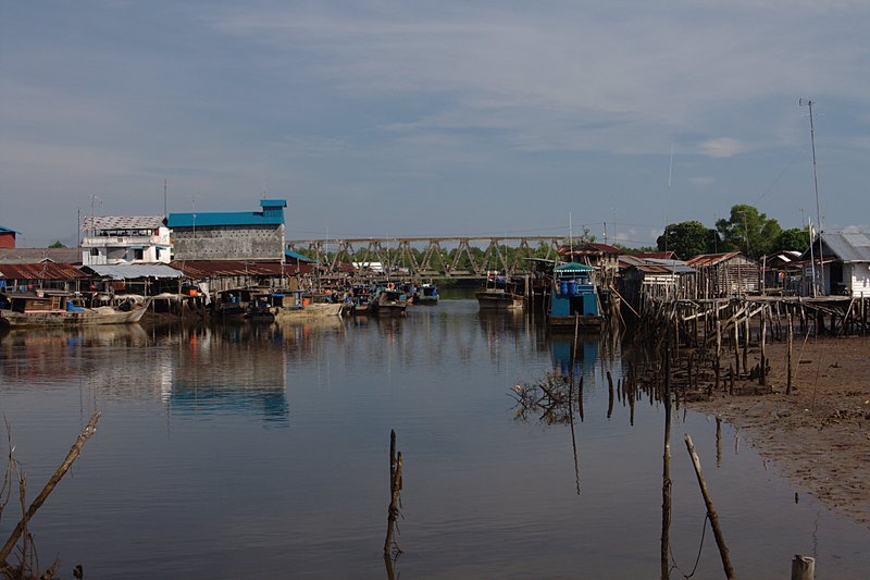 Fishing village uk image