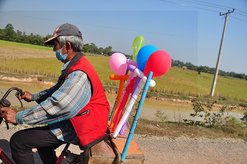 Five lines on balloon man image