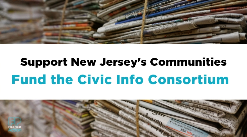 Support New Jersey's communities. Fund the Civic Info Consortium