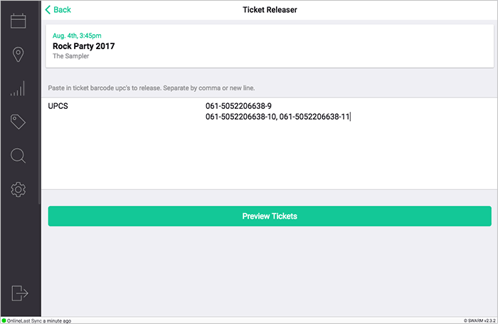ticket upc ticket upc