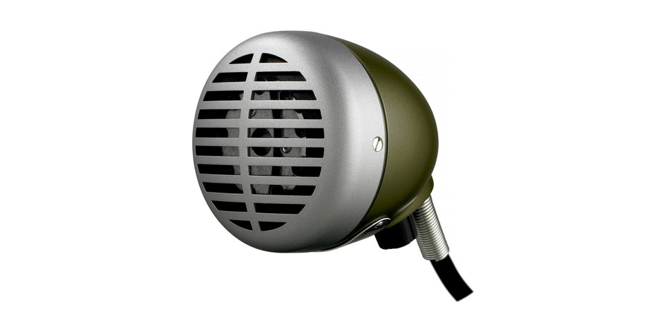 Green Bullet Harmonica Microphone
