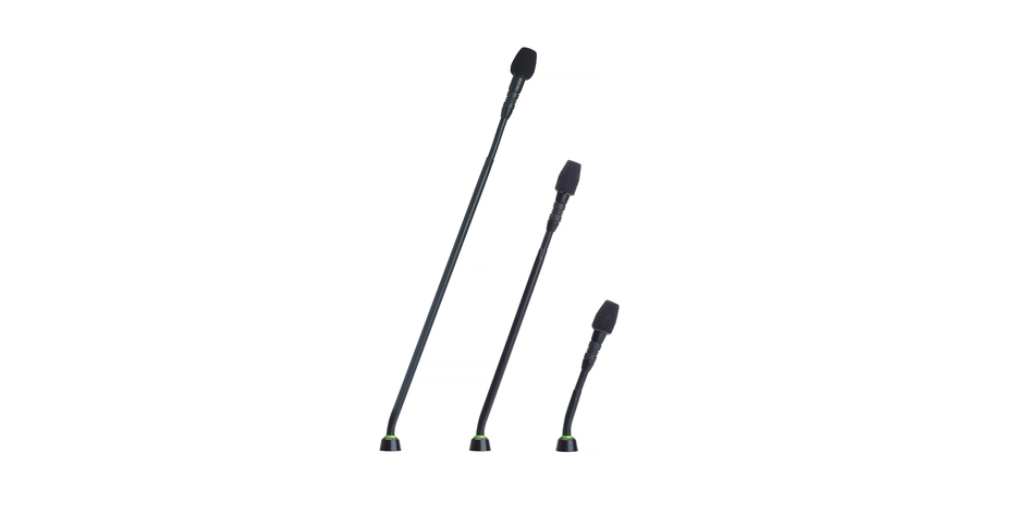 Microflex Series Modular Gooseneck Microphone (10", Cardioid, Status Indicator, Less Preamp)