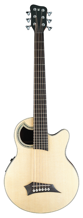 RB Alien Deluxe 6 Natural HP  Acoustic Bass