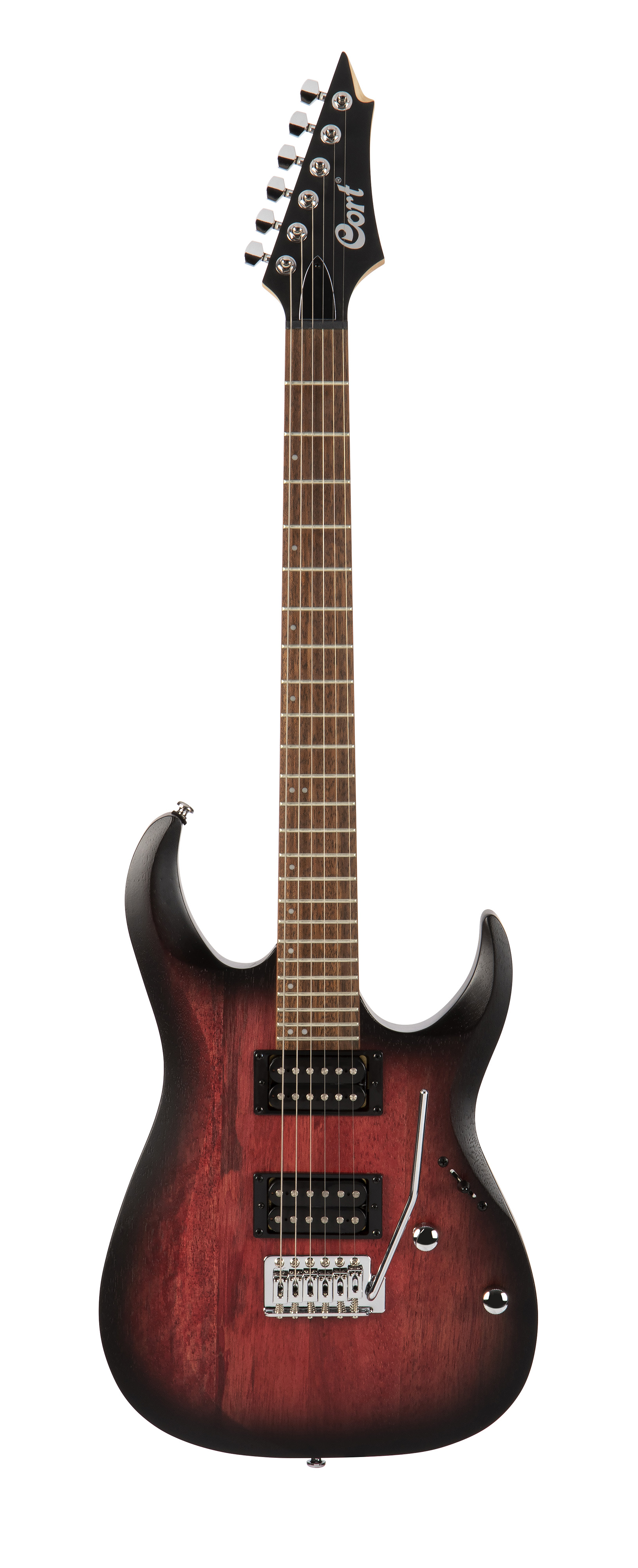 Cort X100 Bolt On Open Pore Black Cherry Burst