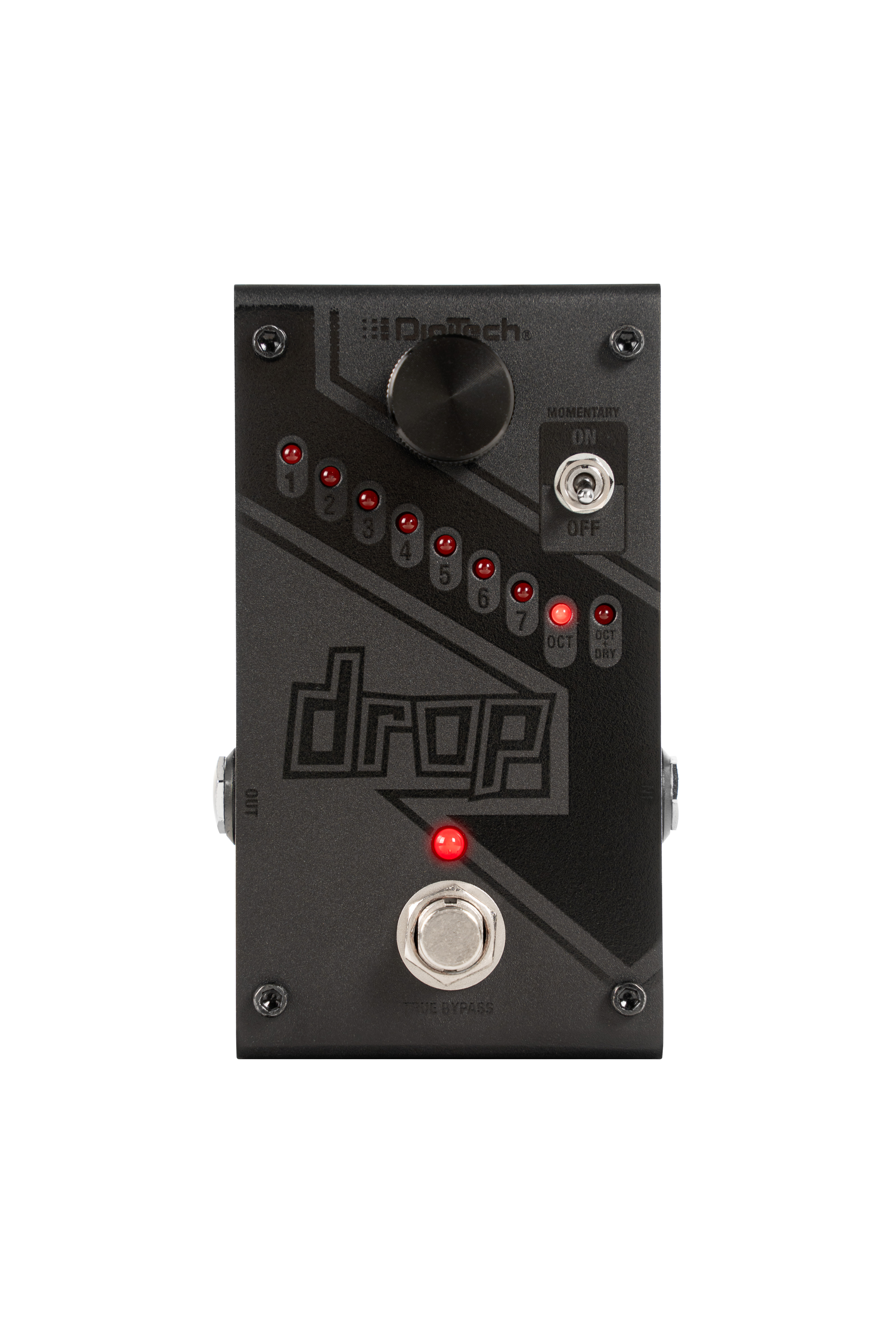 Digitech DROPBK The Drop Polyphonic Drop Tune Pedal. Black Edition