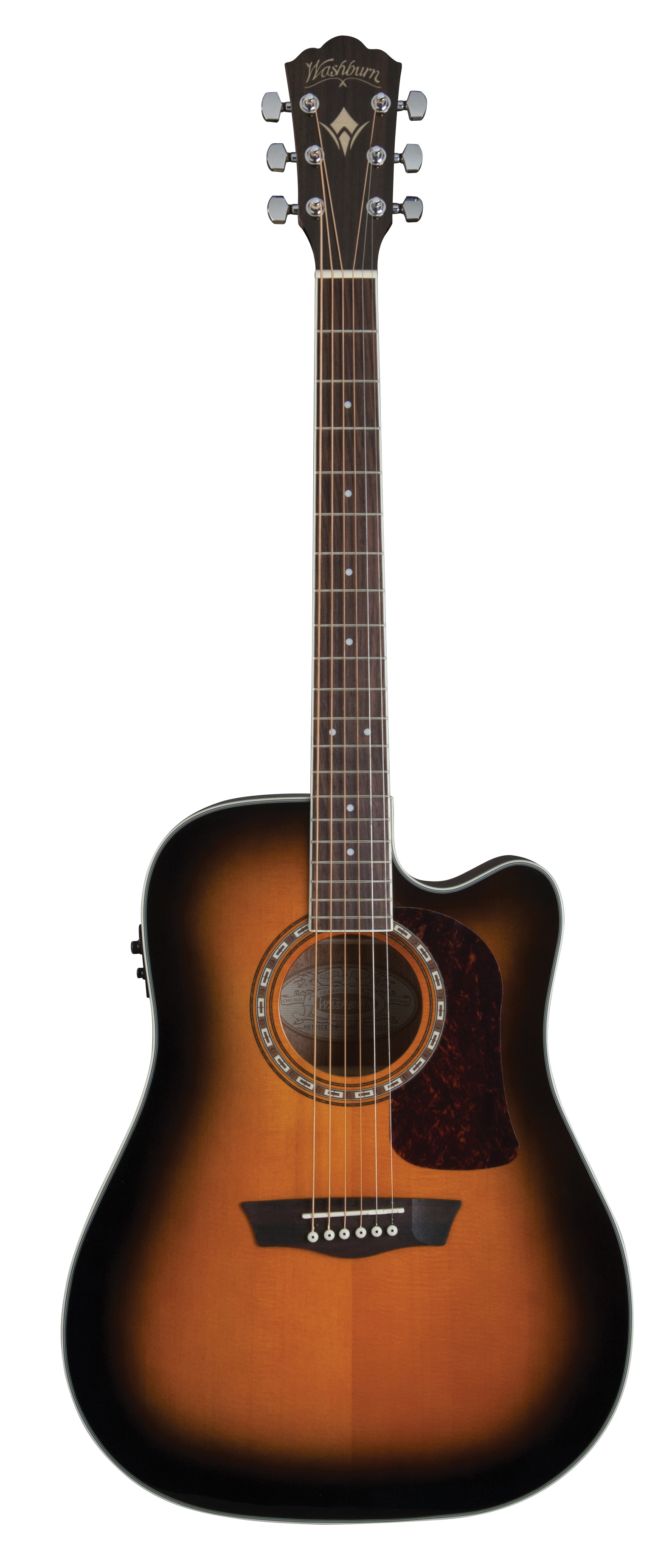 Washburn d10sce　エレアコ Washburn D10SCE Heritage 10 Series Dreadnought Cutaway Acoustic