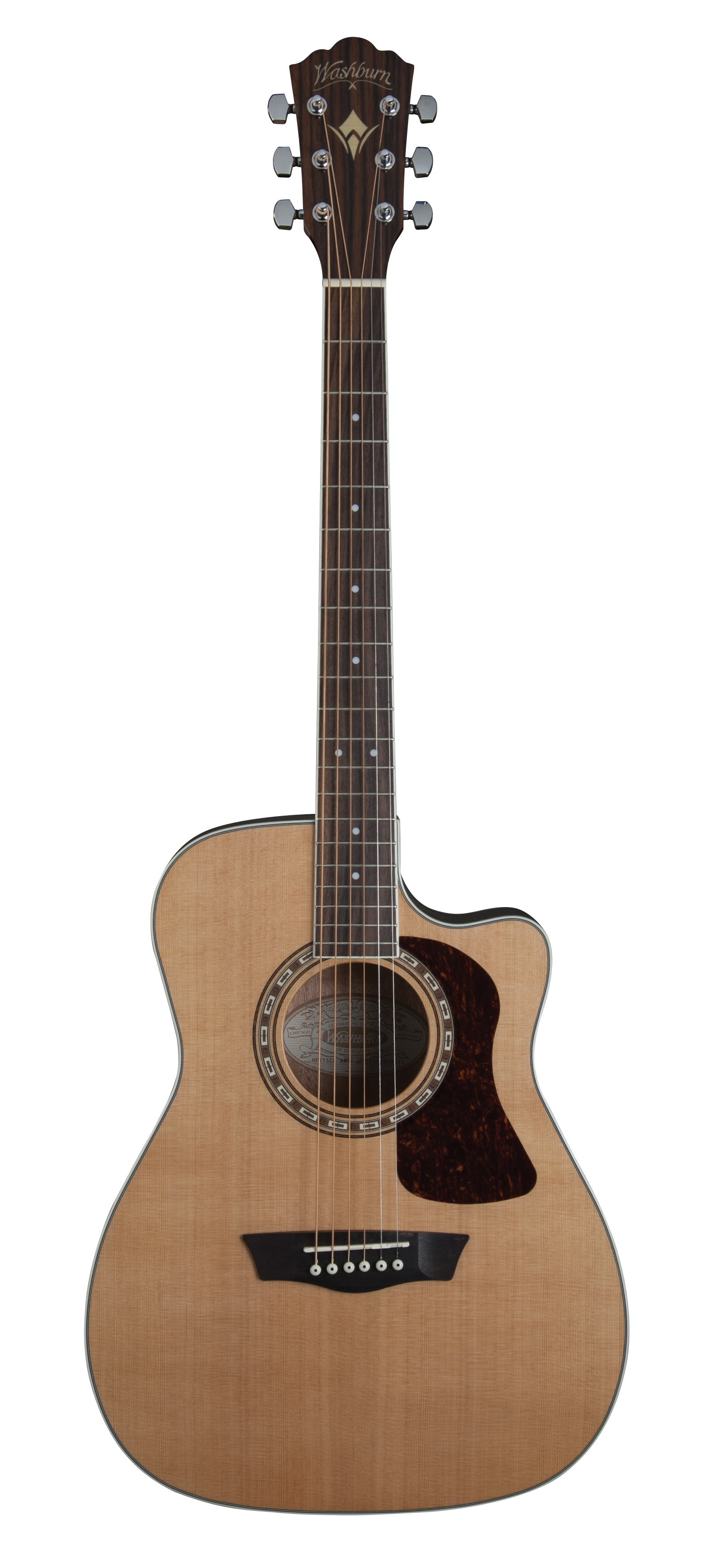 Washburn F11SCE Heritage 10 Series Folk Cutaway Acoustic Electric