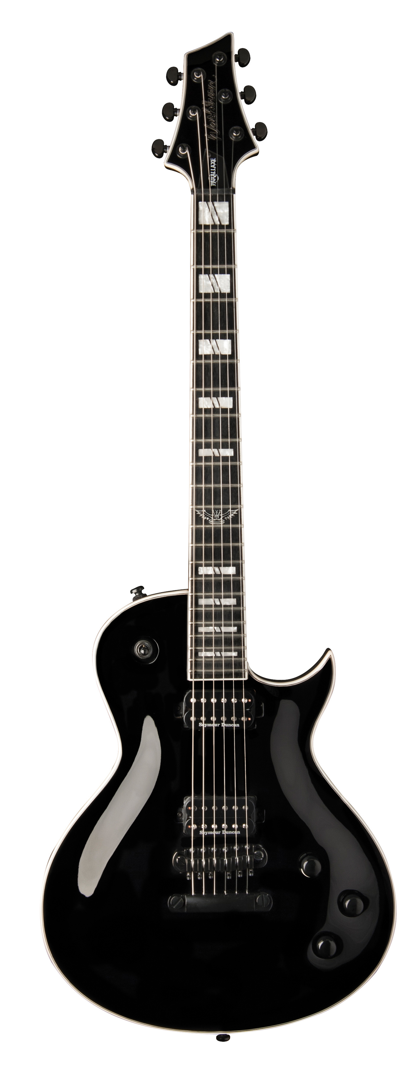 Washburn L20E Parallaxe PXL Electric Guitar. Gloss Black