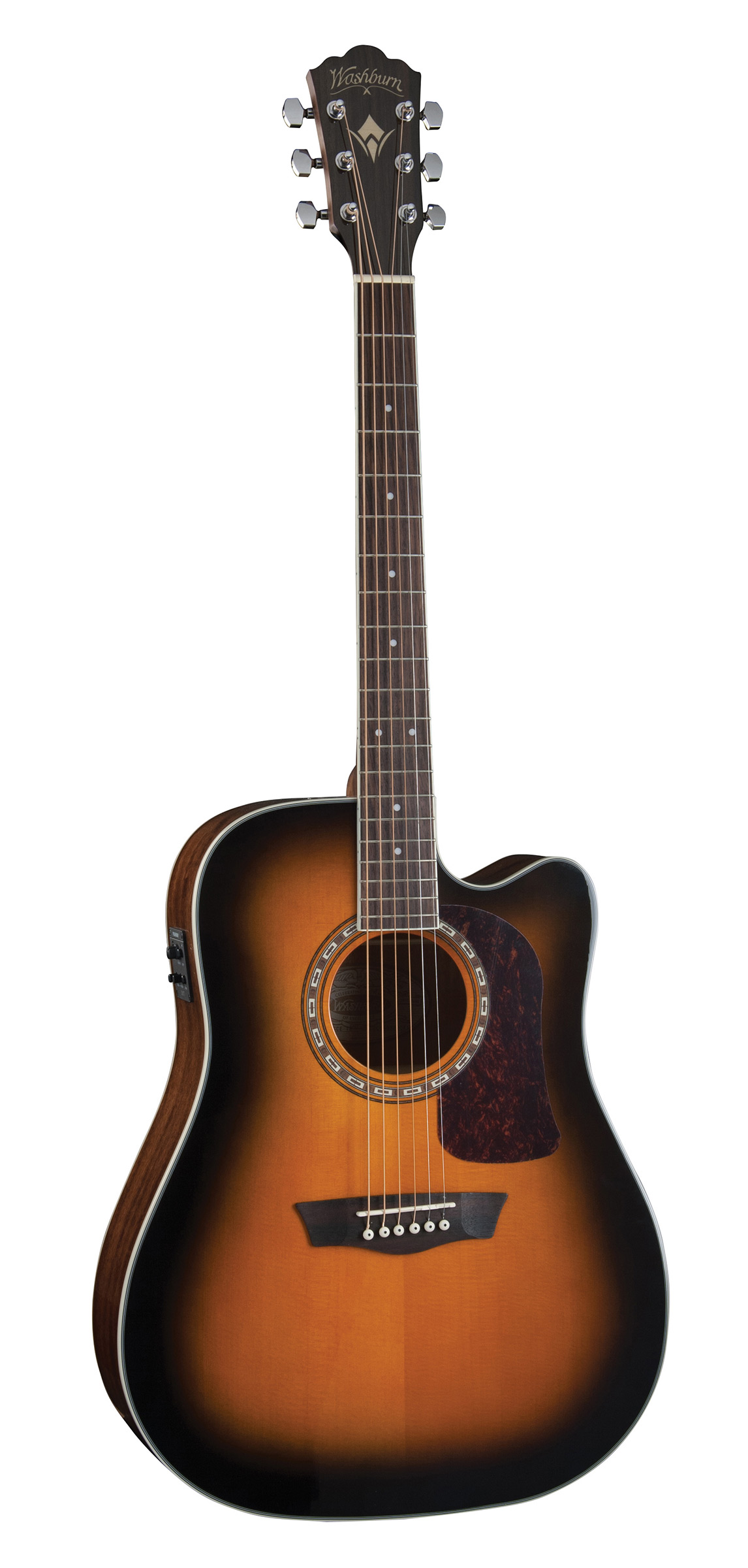 Washburn D10SCE Heritage 10 Series Dreadnought Cutaway Acoustic