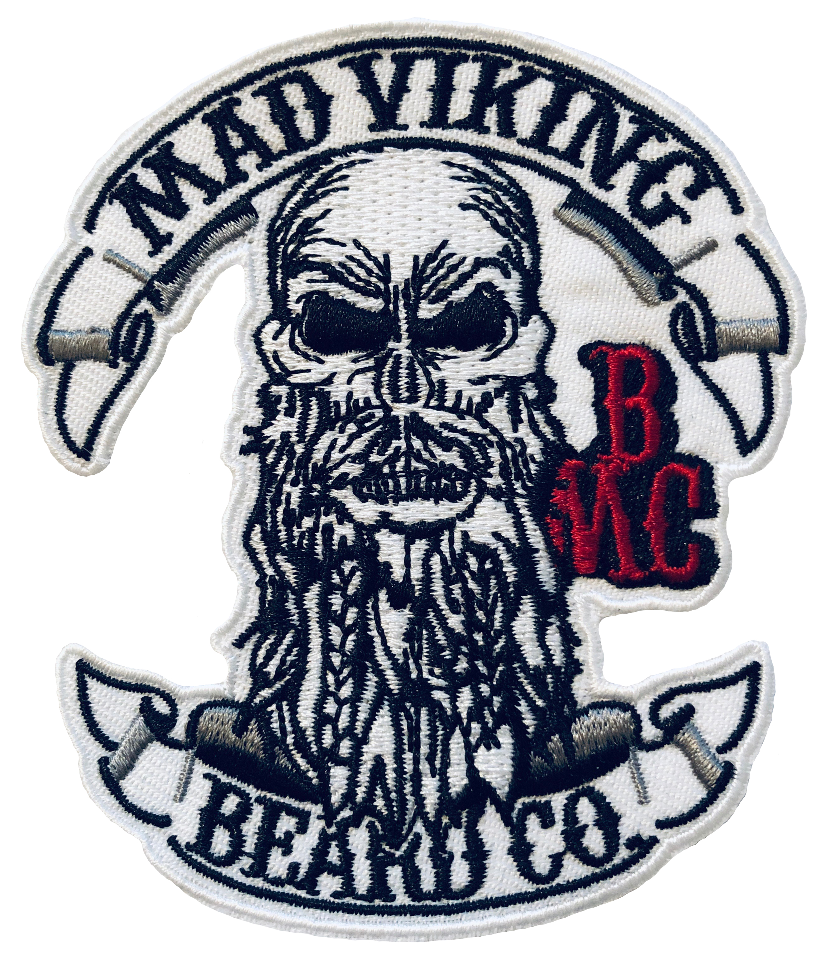 Патч 14.14. Викинг патч. mad viking. goat patch борода.