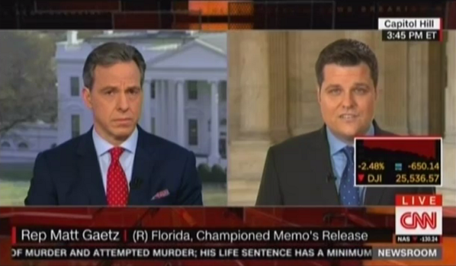 On CNN Rep Matt Gaetz Defends Appearing On Infowars And Bringing A Holocaust Denier To State 