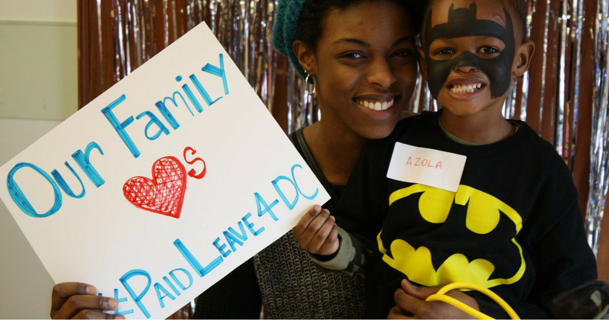 MomsRising.org | Strengthen the DC Universal Paid Leave Act!