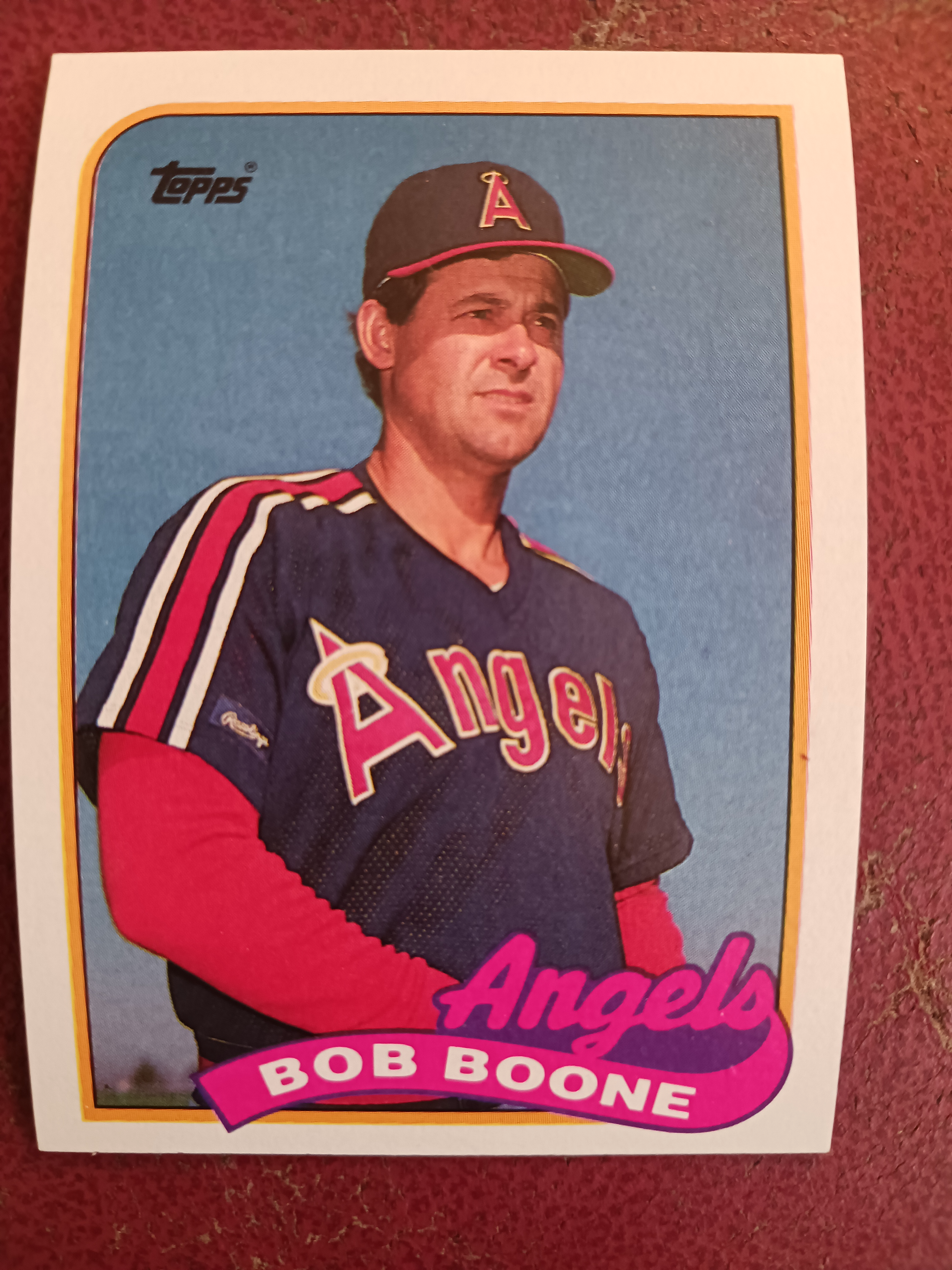Bob Boone topps 1989 cards