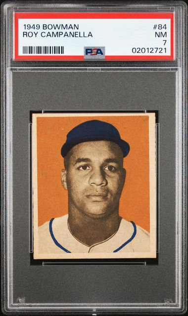 Roy Campanella 1949 Bowman #84 Dodgers HOF Rookie PSA 7 NM