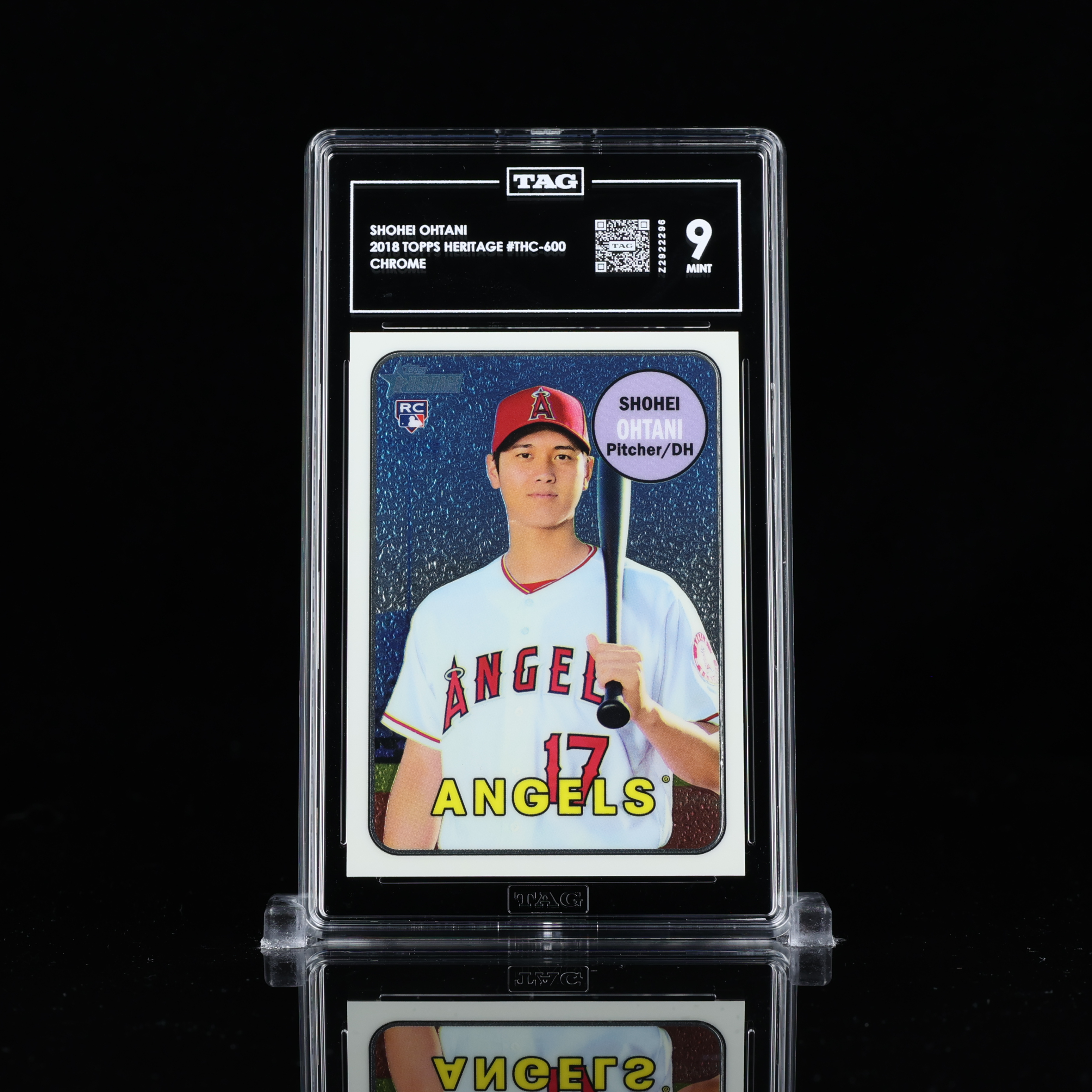 Shohei Ohtani 🔥⚾ 2018 Topps Heritage Chrome #/999