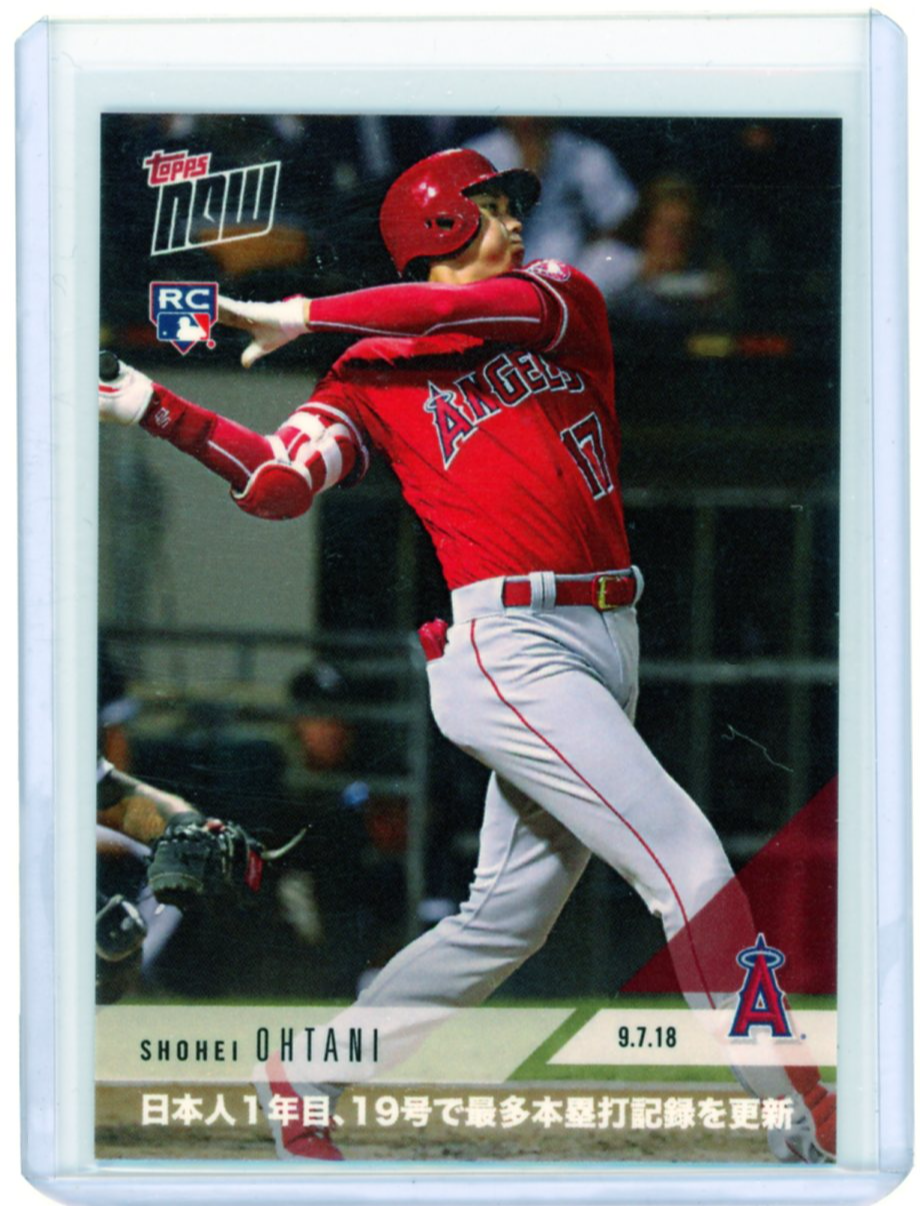 2018 Topps Now #697J Shohei Ohtani Japanese