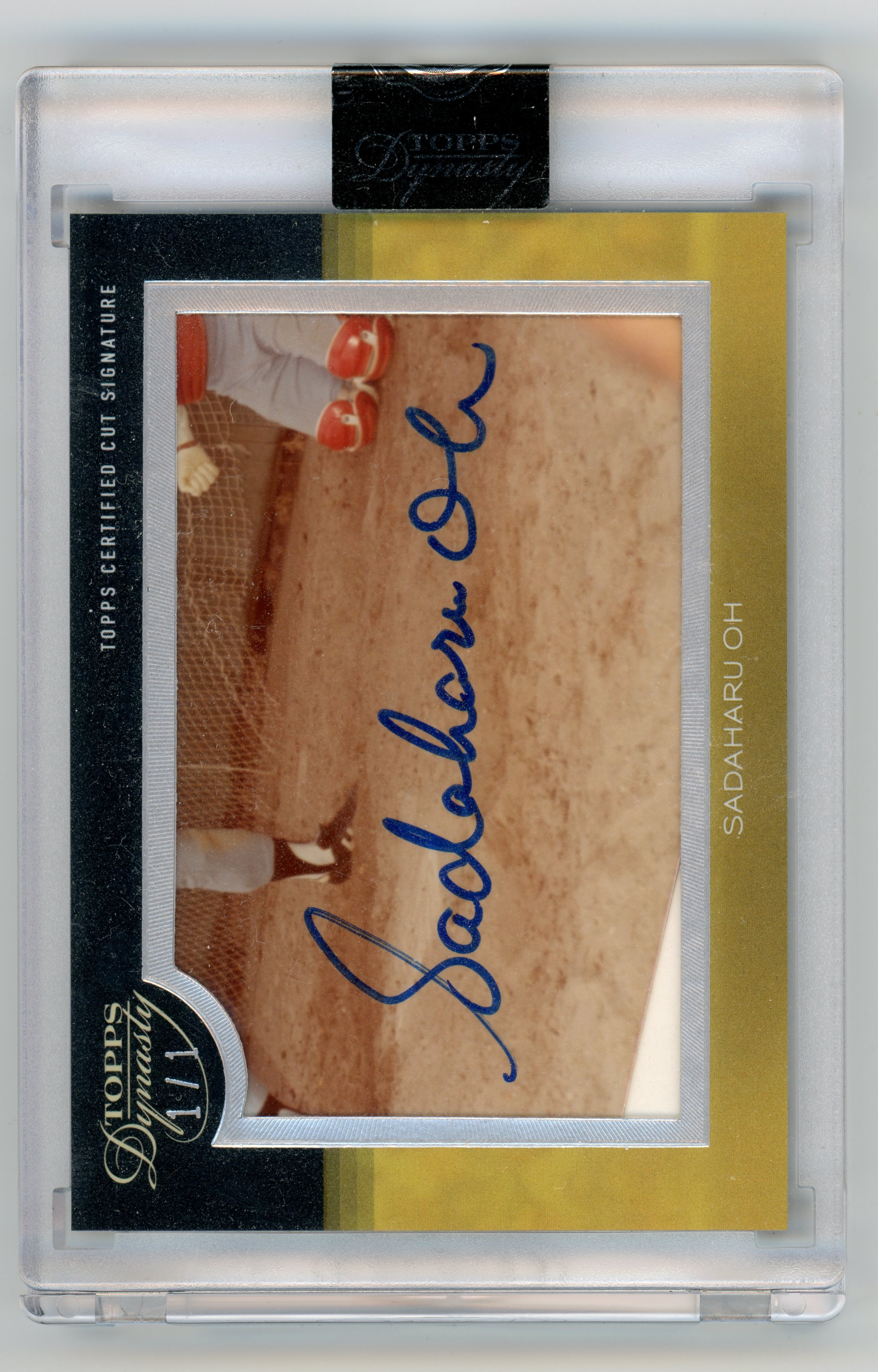 2018 TOPPS DYNASTY SADAHARU OH AUTO 1/1