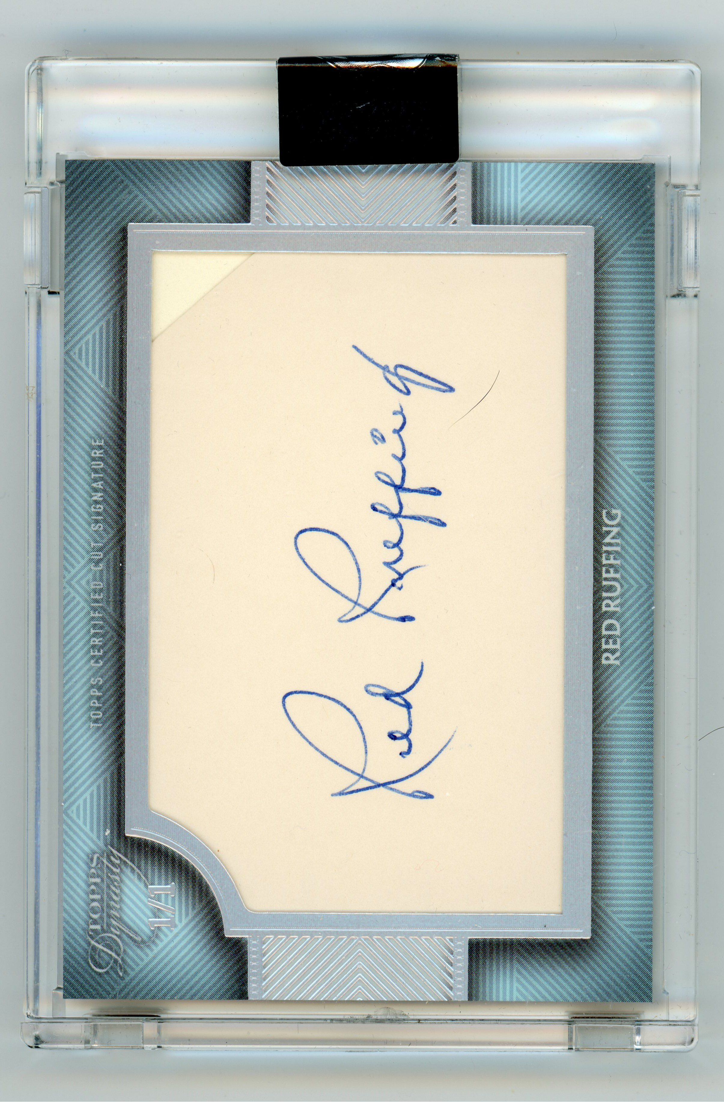 2017 TOPPS DYNASTY RED RUFFING CUT AUTO 1/1