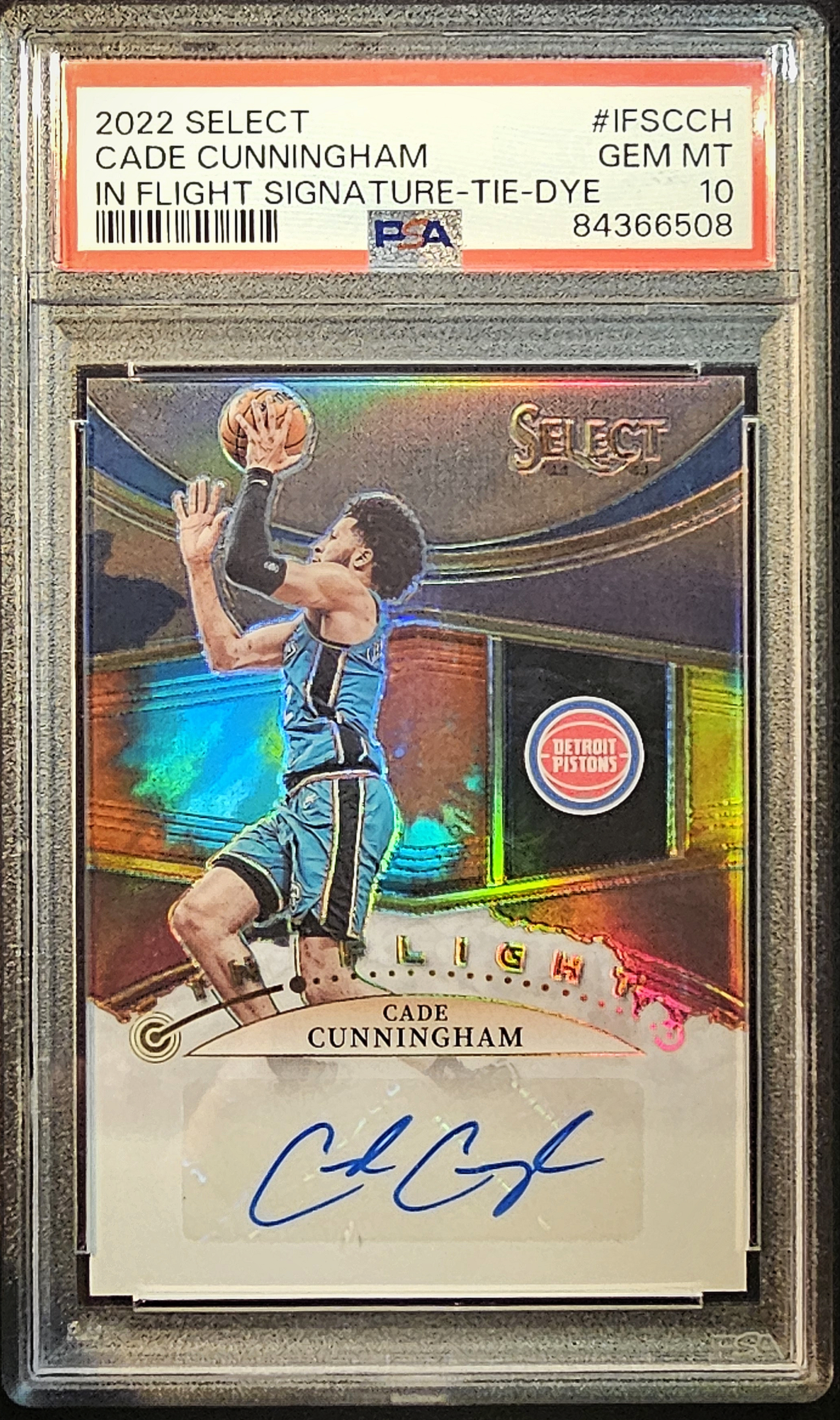 PSA10 CADE CUNNINGHAM SELECT tie dye