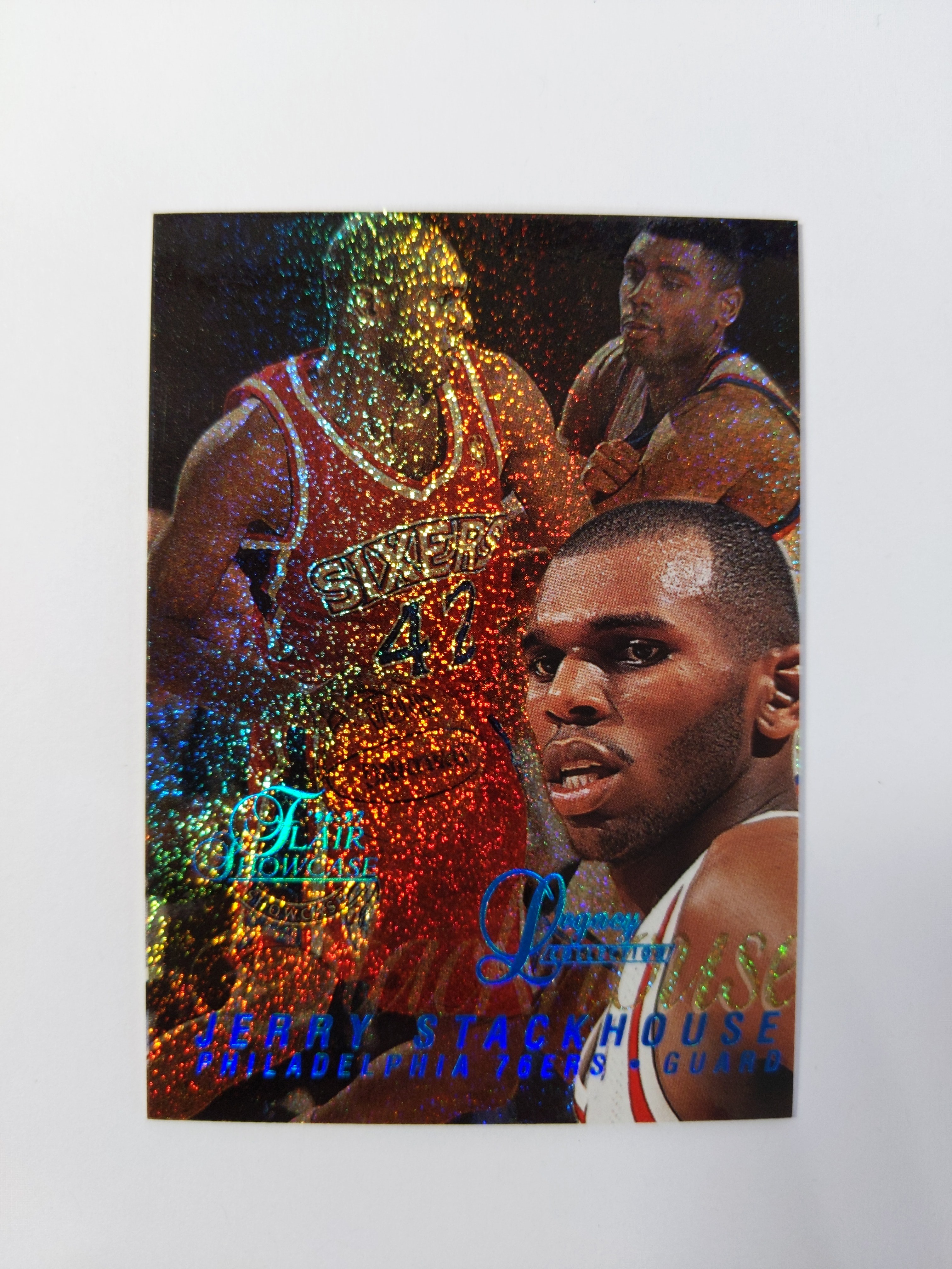 1996 Flair Showcase  Row 0 #16 Legacy Collection Jerry Stackhouse 074/150