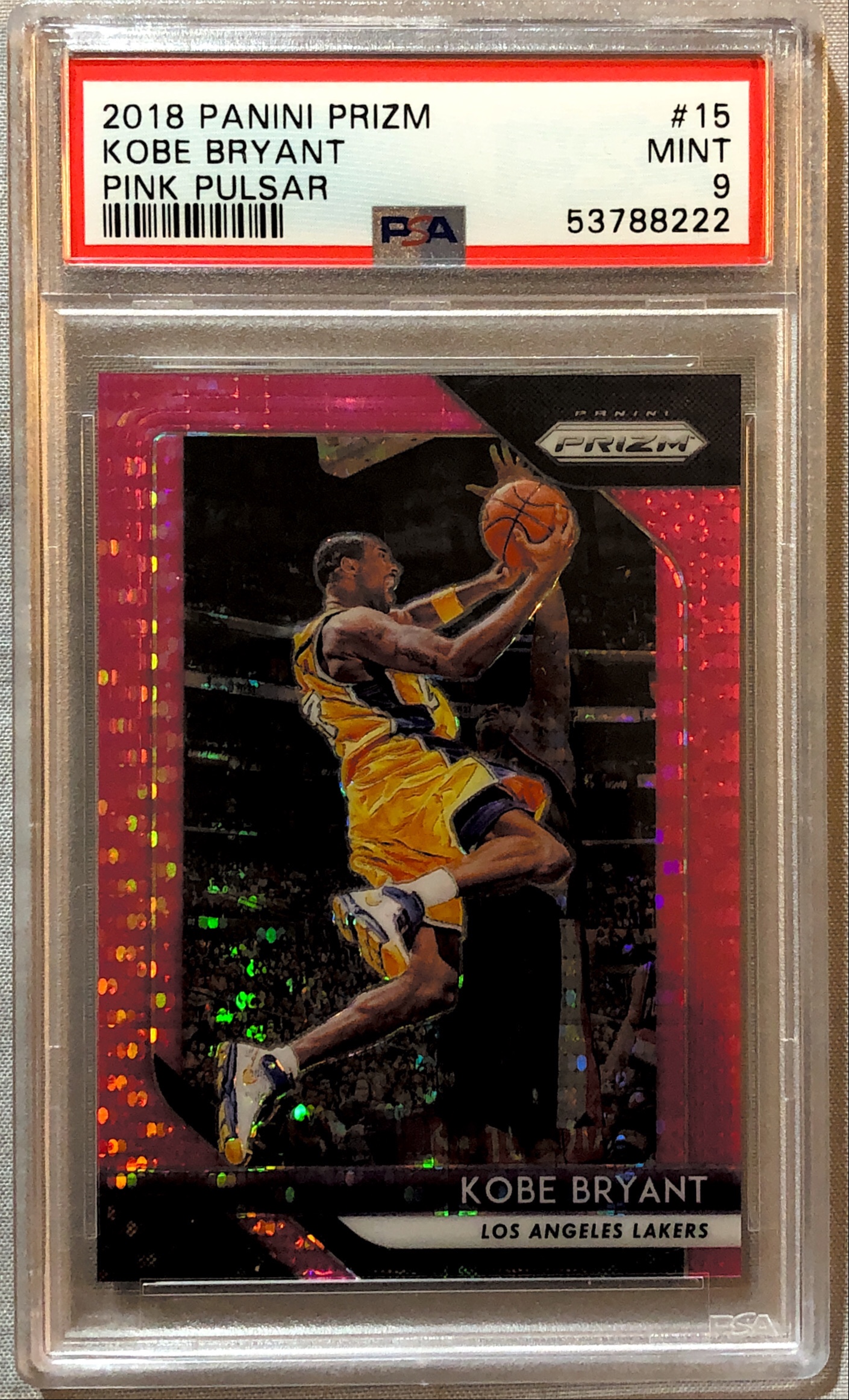 2018 Prizm Kobe Bryant Pink Pulsar /42