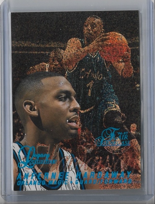 1996-97 Flair Showcase Row 0 Legacy Collection Anfernee Hardaway /150
