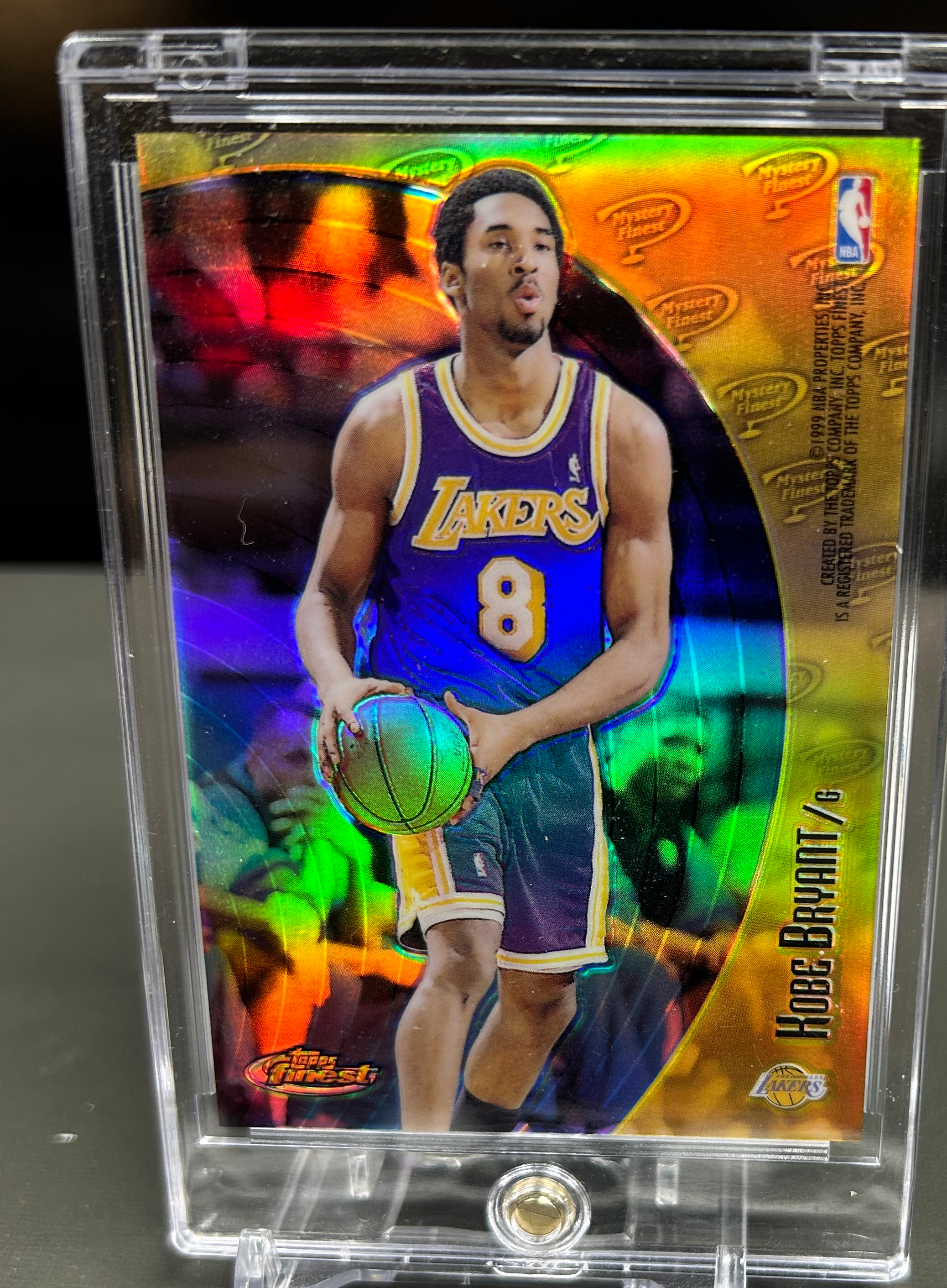 1998 TOPPS FINEST MYSTERY REFRACTOR KOBE BRYANT & TIM DUNCAN