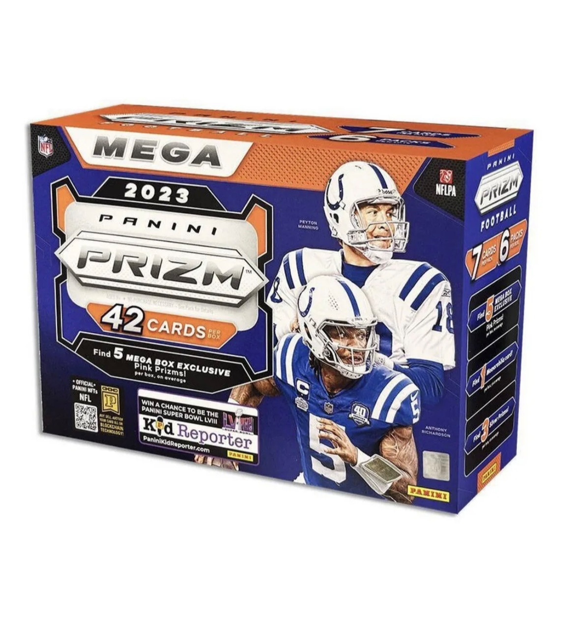 2023 Panini Prizm NFL Football Factory Sealed Mega Box Quantity Presale