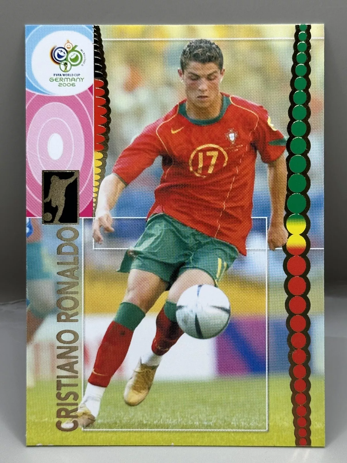 2006 Panini FIFA World Cup Germany Cristiano Ronaldo Rookie #169 NM/M Sharp!