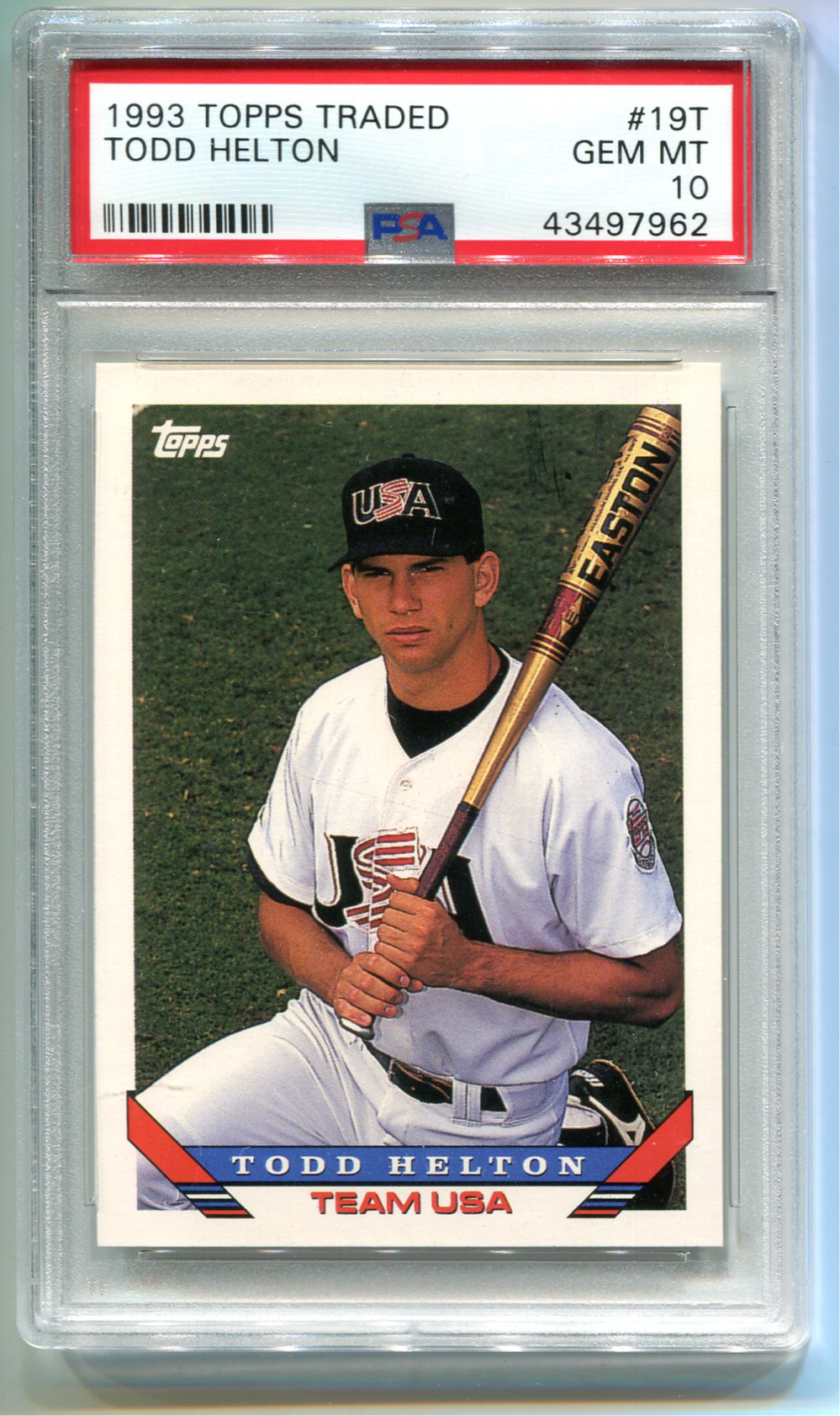 1993 Topps Traded #19T Todd Helton PSA 10