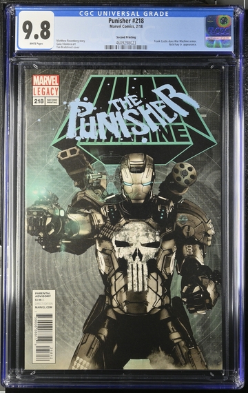 Punisher # 218 2nd Print CGC 9.8