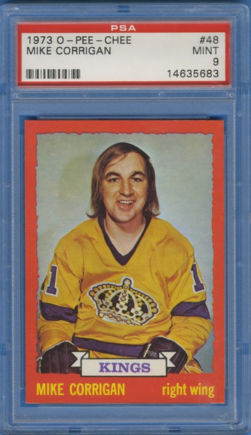 1973 OPC #48 Mike Corrigan PSA 9