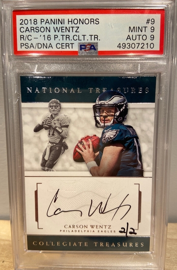 Carson Wentz RC Autograph /2