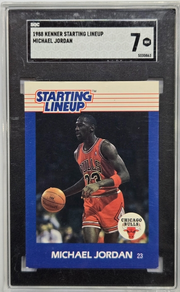 1988 Kenner Michael Jordan STARTING LINEUP HOF SGC 7 graded Chicago Bulls GOAT