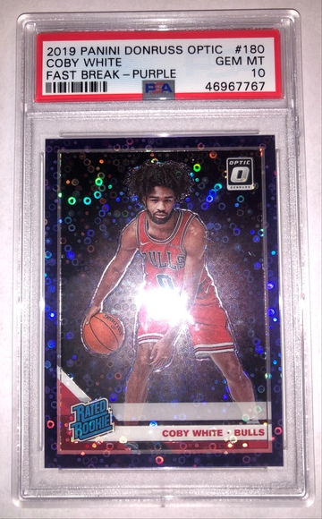 Coby White Optic Fast Break Purple Prizm 32/95