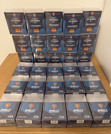 30 Packs of 10 (300 Total) NEW SEALED Clear 130pt Toploaders
