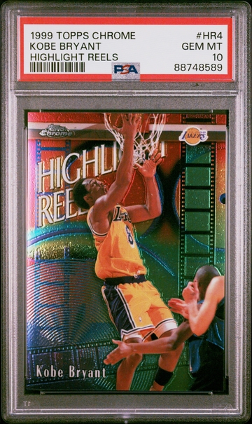 Kobe Bryant 1999 Topps Chrome Highlight Reels PSA 10