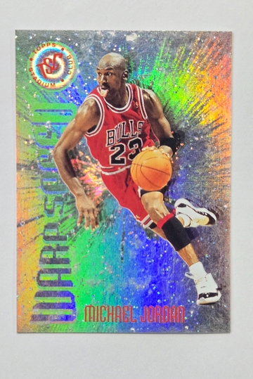 1995-96 Topps 96 Stadium Club Michael Jordan Warp Speed #WS1 Bulls
