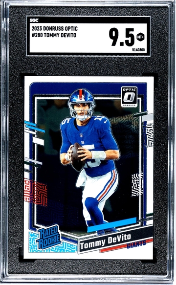 2023 Donruss Optic Tommy DeVito #280 Rated Rookie SGC 9.5