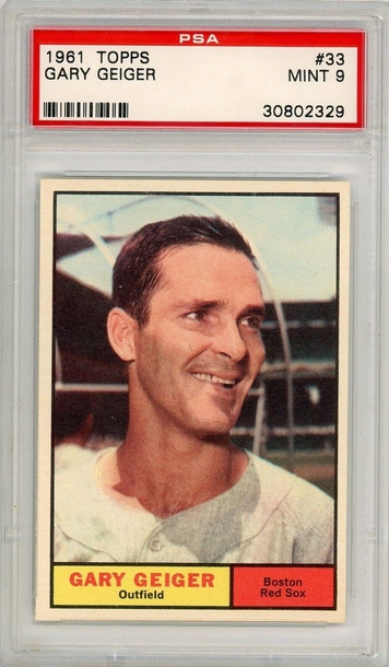 1961 Topps Gary Geiger #33 PSA 9 P1310