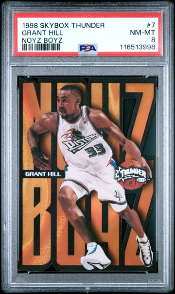 Grant Hill 1998 Skybox Thunder Noyz Boyz PSA 9