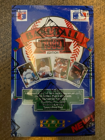 1989 Upper Deck Baseball Low Series BBCE Wrapped Griffey Jr RC